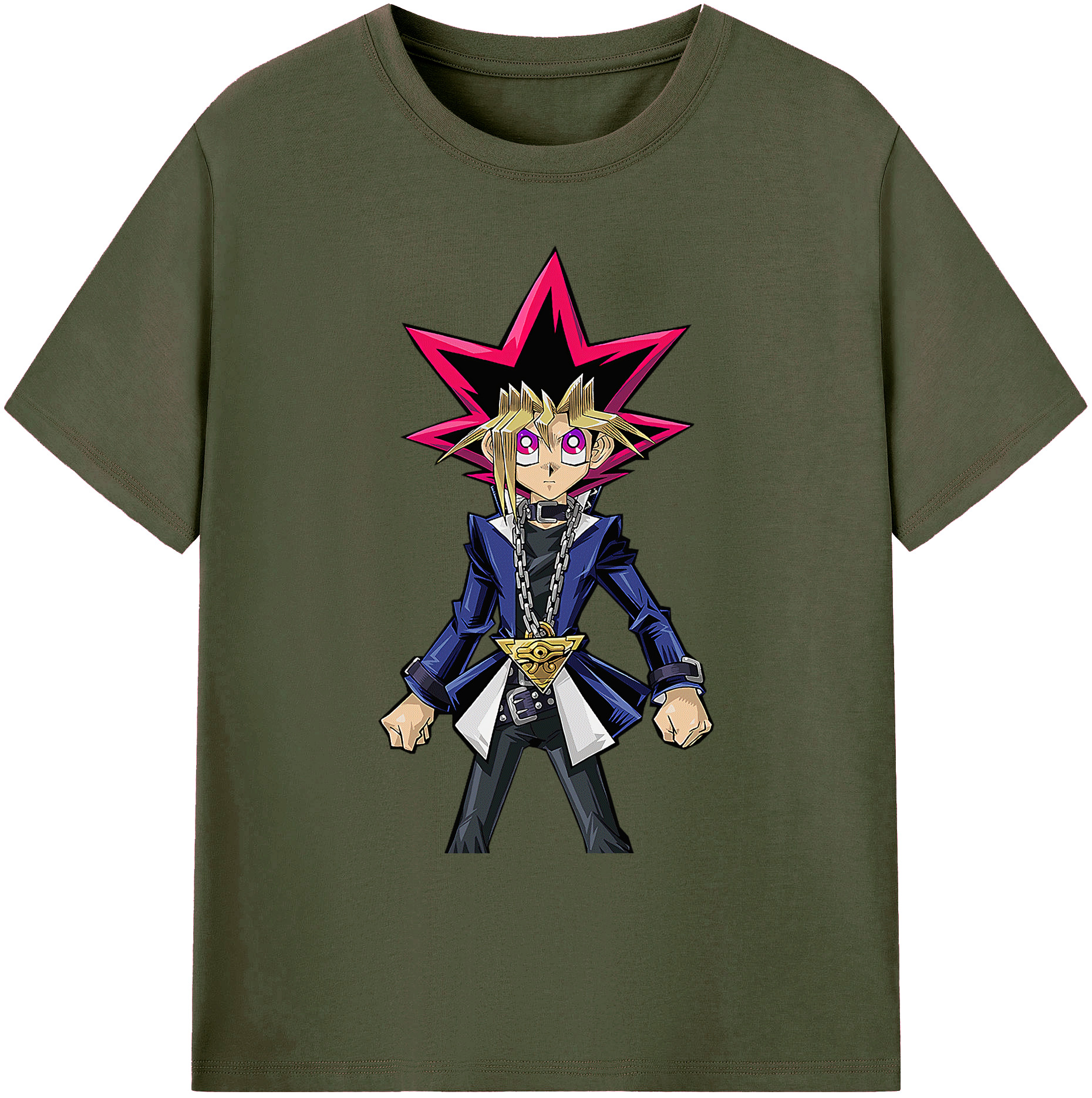 （画像用） 遊☆戯☆王 Yu-Gi-Oh! 綿100％ メンズ半袖Tシャツ｜肌触りやわらか＆通気性